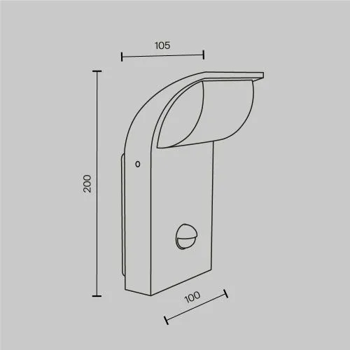 Настенный светильник (бра) Outdoor O446WL-L7GF3KSR  фото 5