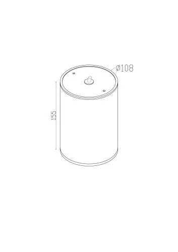 Уличный светодиодный светильник Maytoni Bar O306CL-L12GF  фото 7