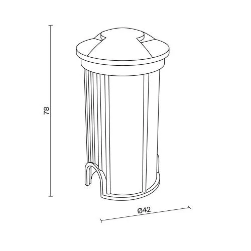 Встраиваемый светильник Outdoor O044DL-L1S3K1  фото 3