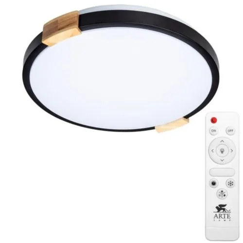 Потолочный светодиодный светильник Arte Lamp Jersey A2683PL-72BK 