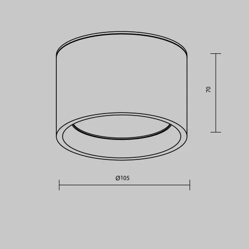 Потолочный светильник Technical C090CL-10W4K-W  фото 4