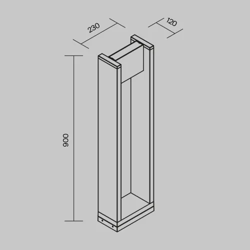 Ландшафтный светильник Outdoor O465FL-L16GF3K  фото 7